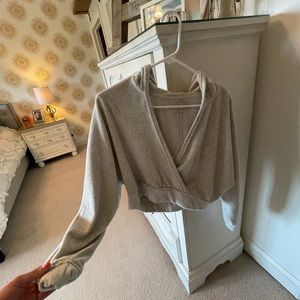 Urban outfitters grey crop sweater